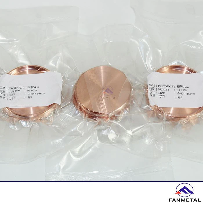China Copper Sputtering Targets